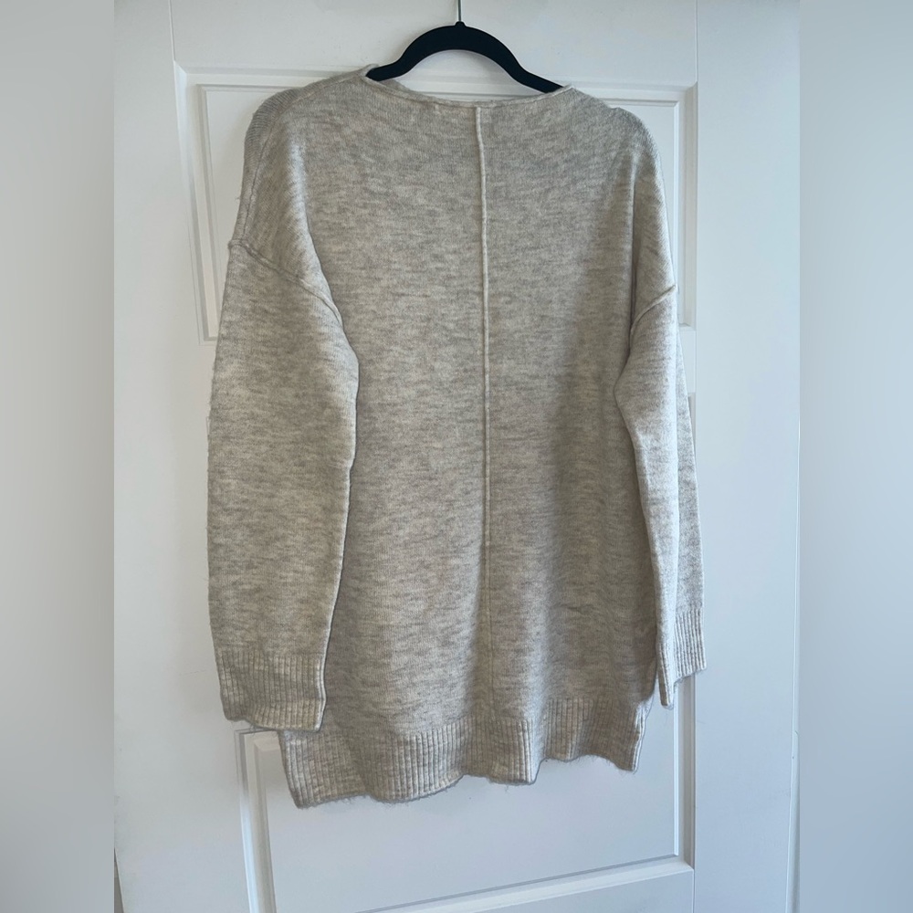 Open Edit Oatmeal Oversize Sweater Size Small